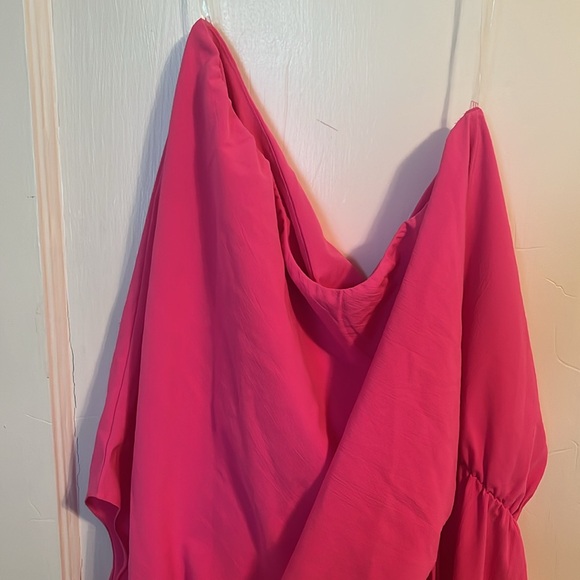 Found My Forever Pink One Shoulder Maxi Dress - Picture 9 of 13